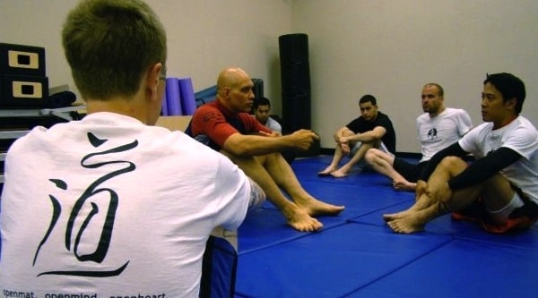 Stephan enseña en un seminario de Jiu-Jitsu