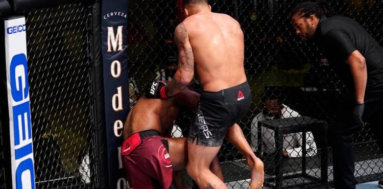 Resultados de UFC Vegas 21: Eryk Anders aterriza ilegalmente una rodilla en Darren Stewart - Sin competencia