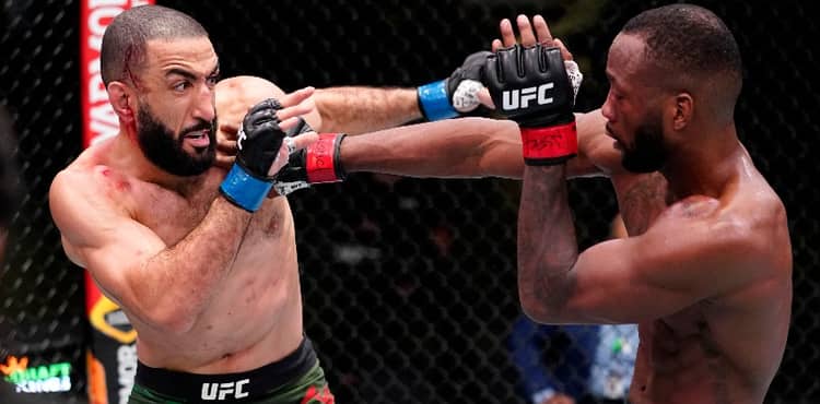 UFC Vegas 21 results: Leon Edwards punches Belal Muhammad ahead of no contest