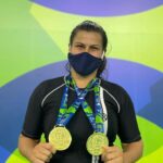 Fernanda Mazzelli y Henrique Ceconi ganan doble oro en la Sudamericana sin kimono