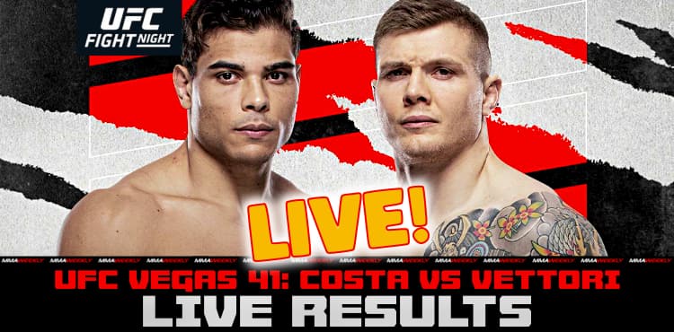 UFC Vegas 41 live results – Paulo Costa vs Marvin Vettori