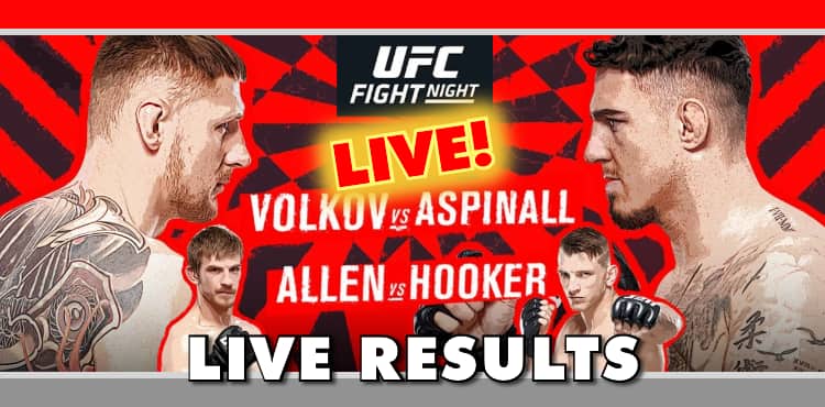 UFC London live results: Alexander Volkov vs Tom Aspinall