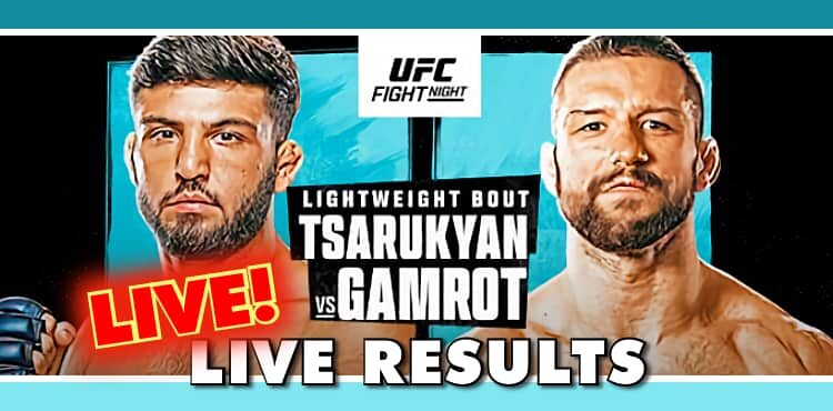 Resultados en vivo de UFC Vegas 57: Arman Tsarukyan vs Mateusz Gamrot
