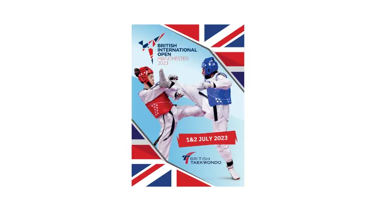 Competencia Abierta Internacional de Taekwondo Británico en Manchester, 1 y 2 de julio